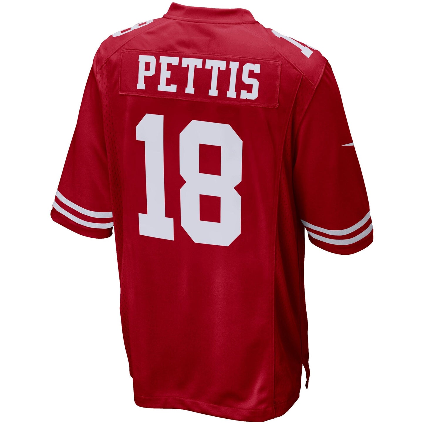 San Francisco 49ers Dante Pettis Scarlet NFL jersey front view