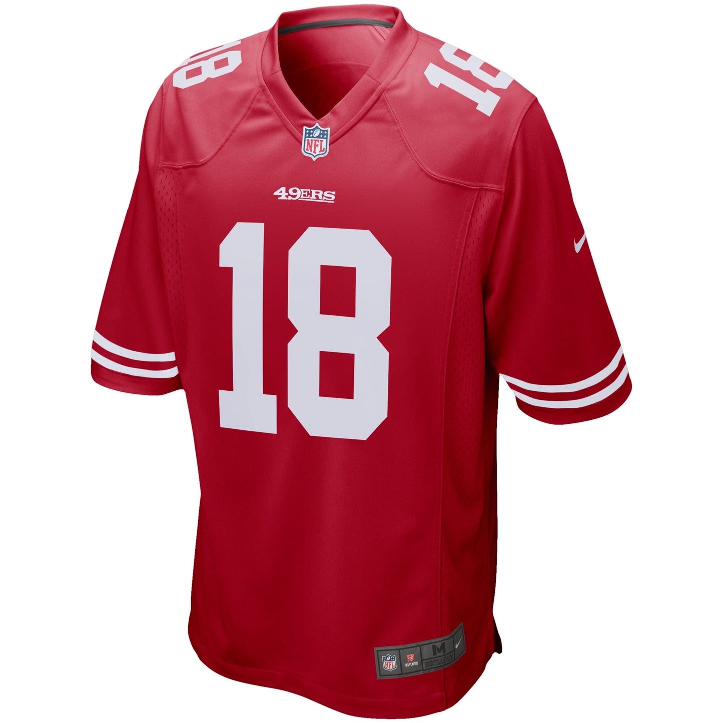 San Francisco 49ers Dante Pettis Scarlet NFL jersey front view
