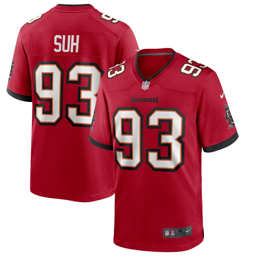 Tampa Bay Buccaneers Ndamukong Suh NFL jersey front view