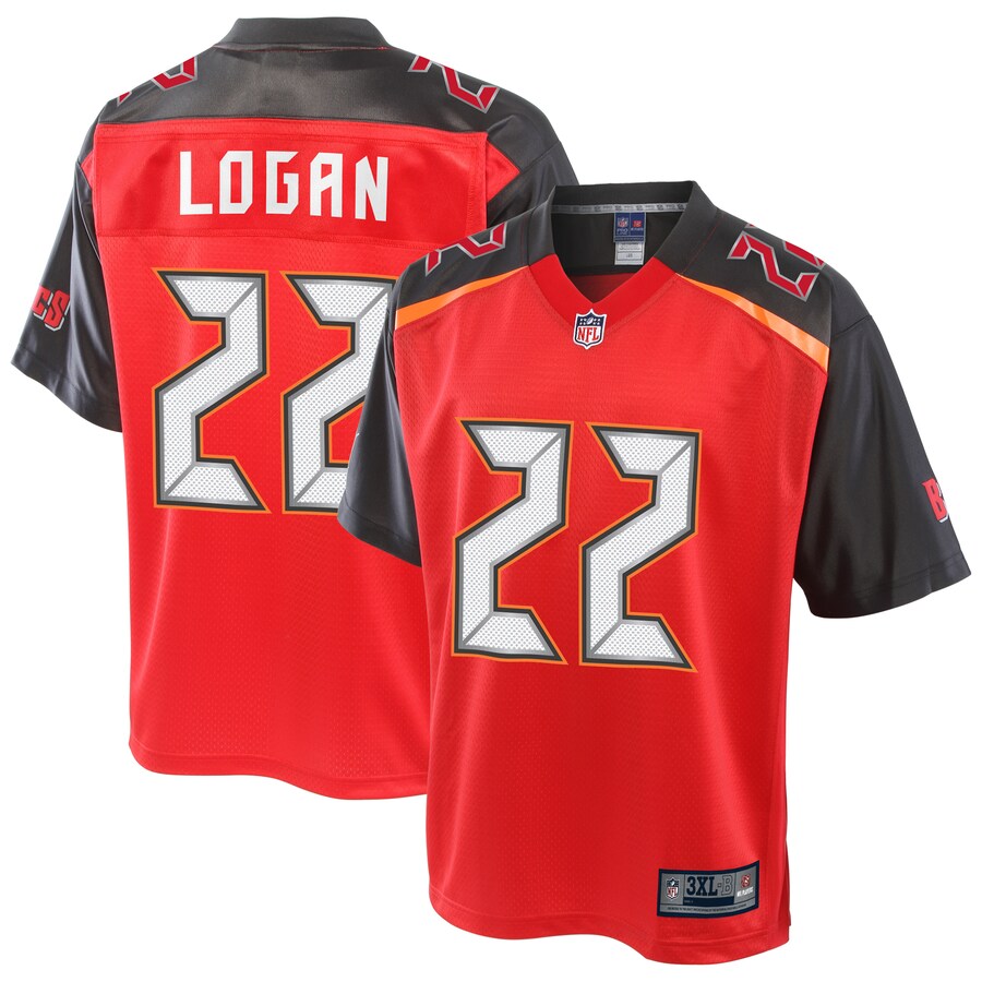 Tampa Bay Buccaneers Tj Logan Big Tall NFL jersey front view