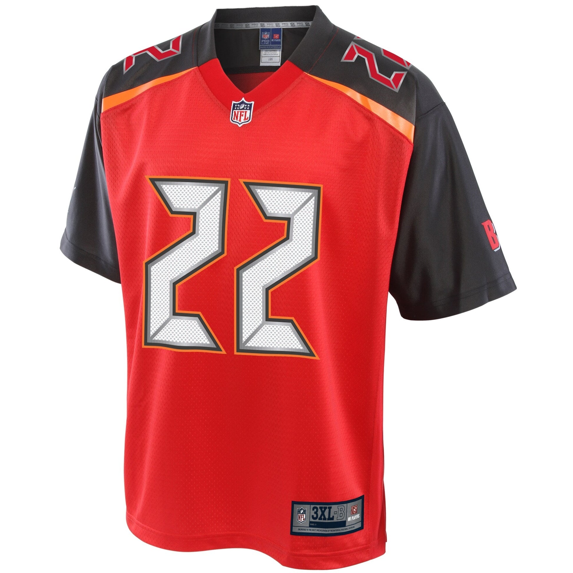 Tampa Bay Buccaneers Tj Logan Big Tall NFL jersey front view