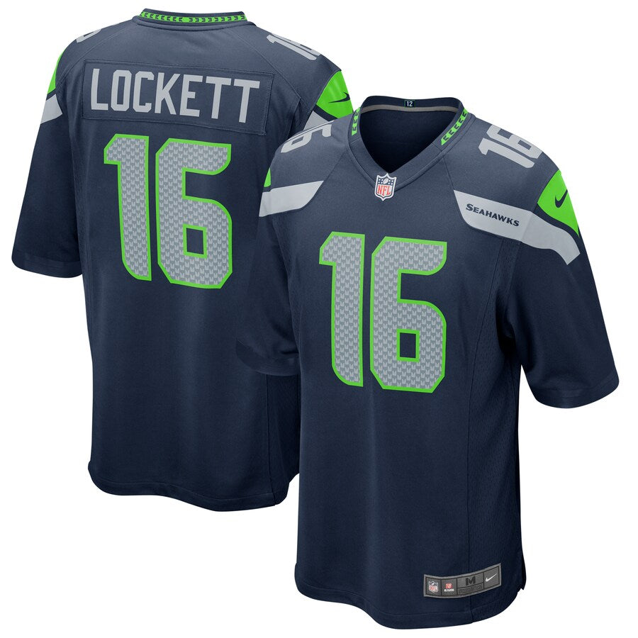 Seattle Seahawks Tyler Lockett College NFL jersey front view