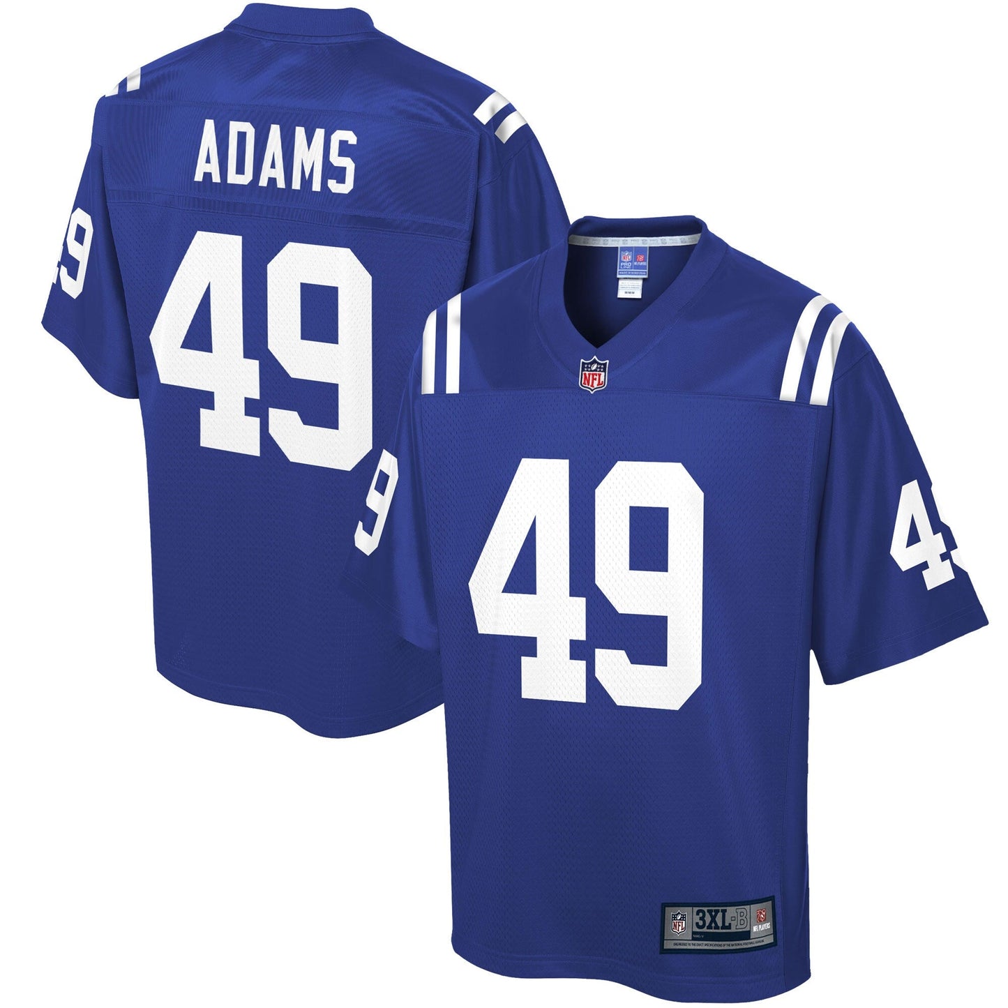Indianapolis Colts Matthew Adams Big Tall NFL jersey front view