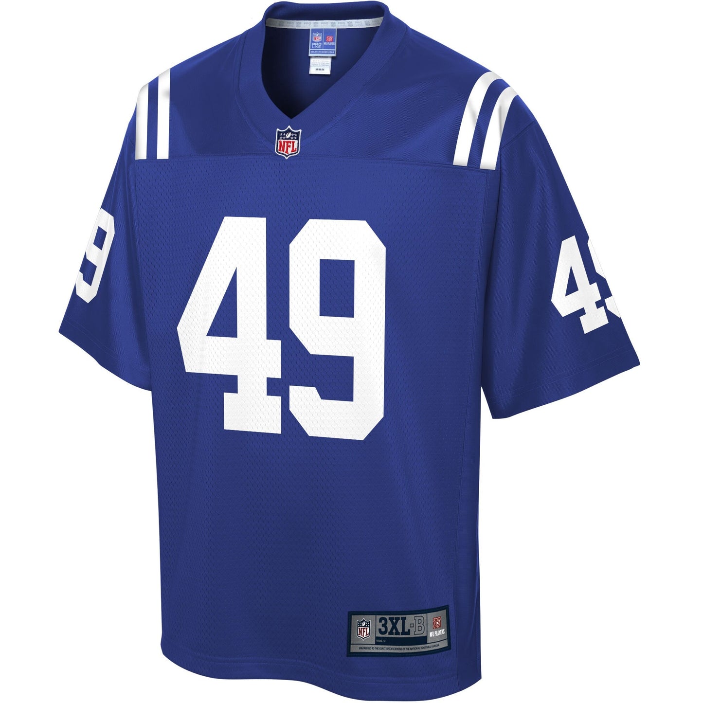 Indianapolis Colts Matthew Adams Big Tall NFL jersey front view