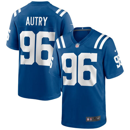 Indianapolis Colts Denico Autry NFL jersey front view