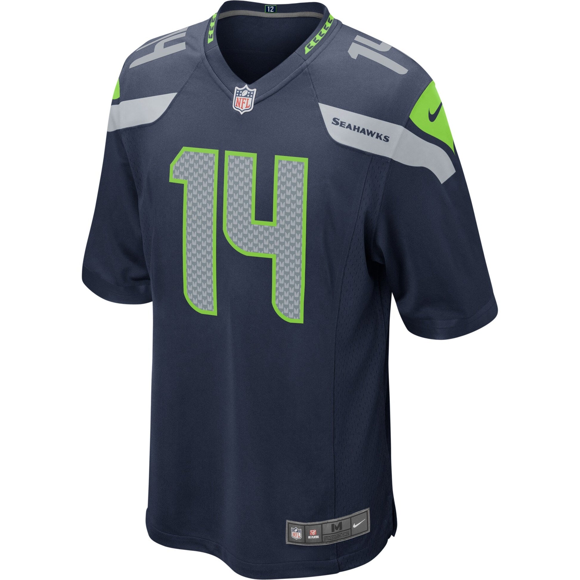 Seattle Seahawks Dk Metcalf College NFL jersey front view