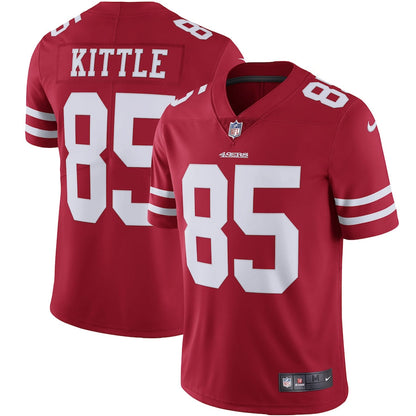San Francisco 49ers George Kittle Scarlet NFL jersey front view