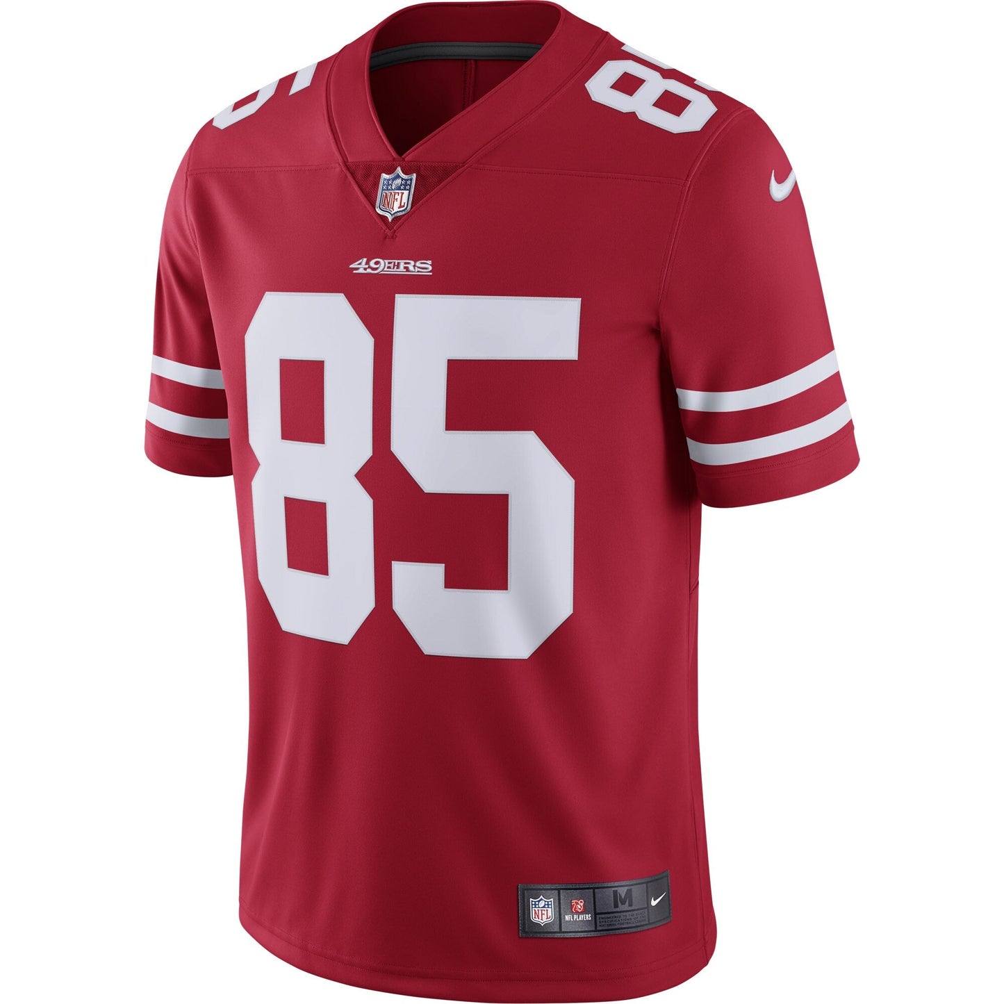 San Francisco 49ers George Kittle Scarlet NFL jersey front view