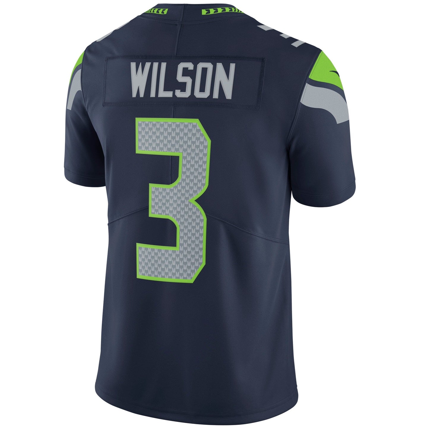 Seattle Seahawks Russell Wilson College NFL jersey front view