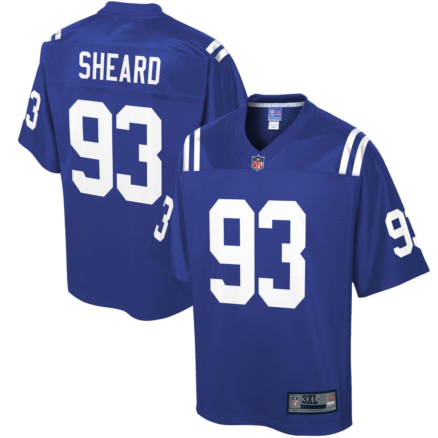 Indianapolis Colts Jabaal Sheard Big Tall NFL jersey front view