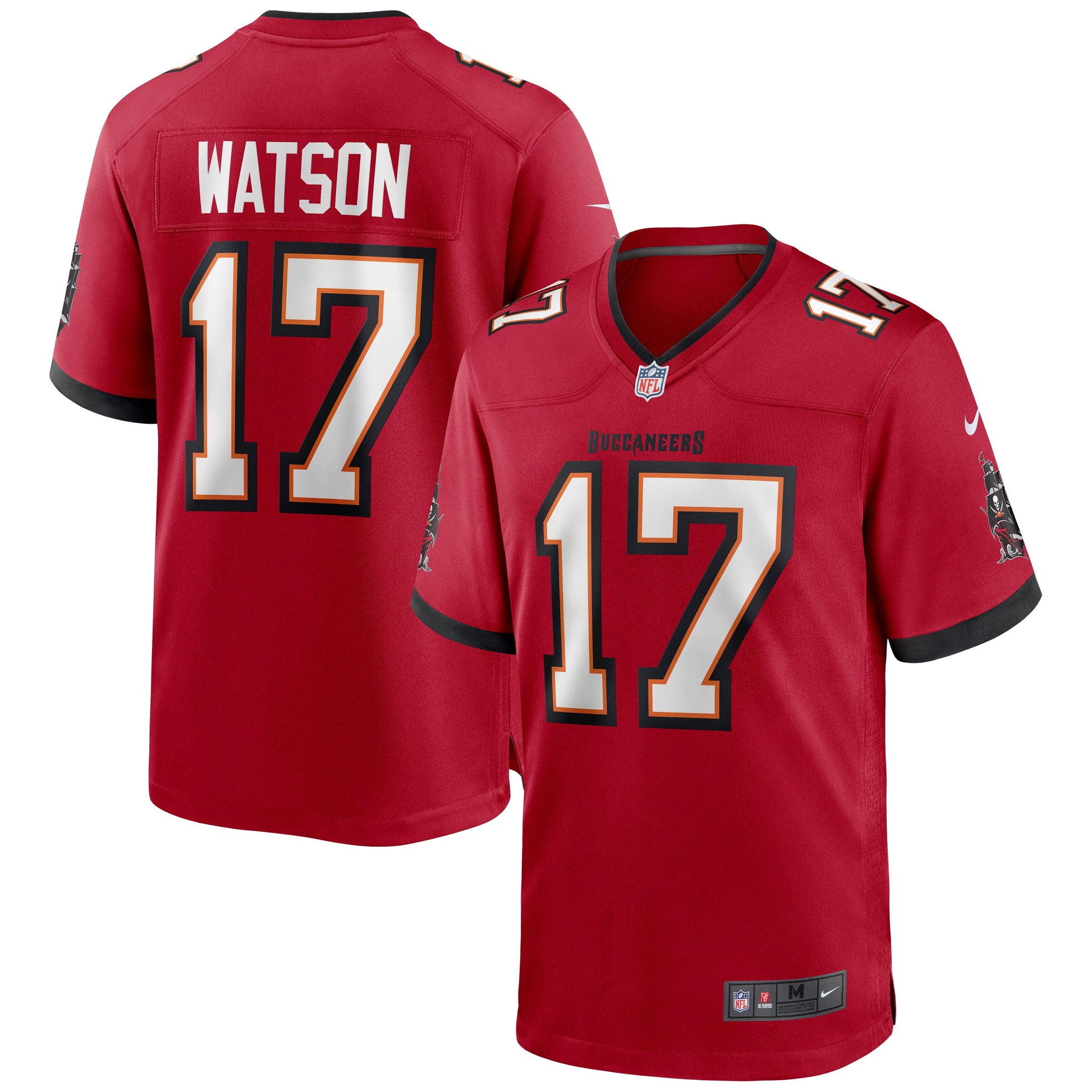 Tampa Bay Buccaneers Justin Watson NFL jersey front view