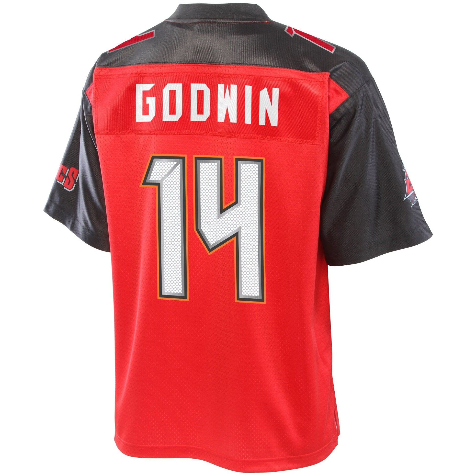 Tampa Bay Buccaneers Chris Godwin Logo NFL jersey front view