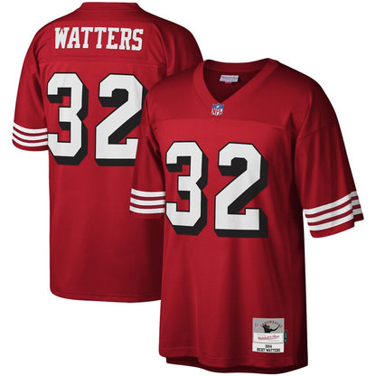San Francisco 49ers Ricky Watters Scarlet Legacy NFL jersey front view