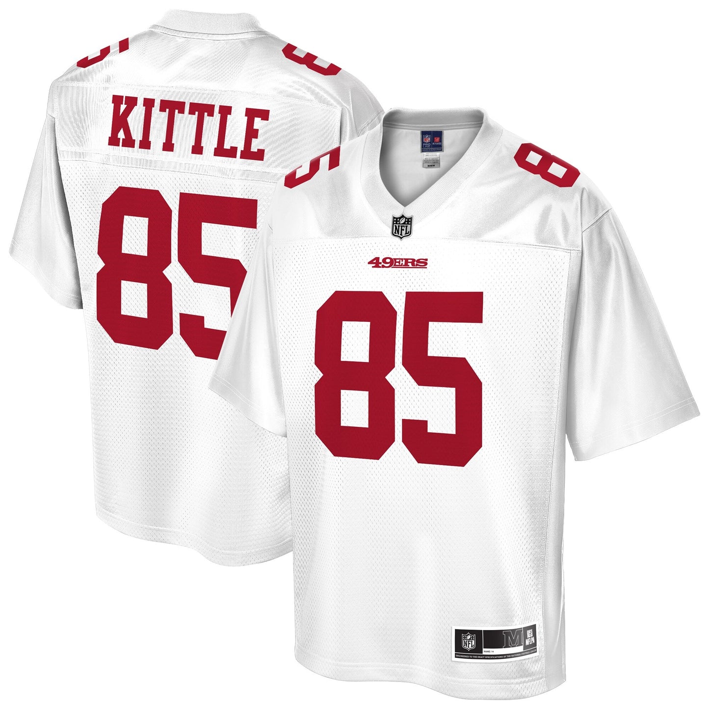 San Francisco 49ers George Kittle NFL jersey front view