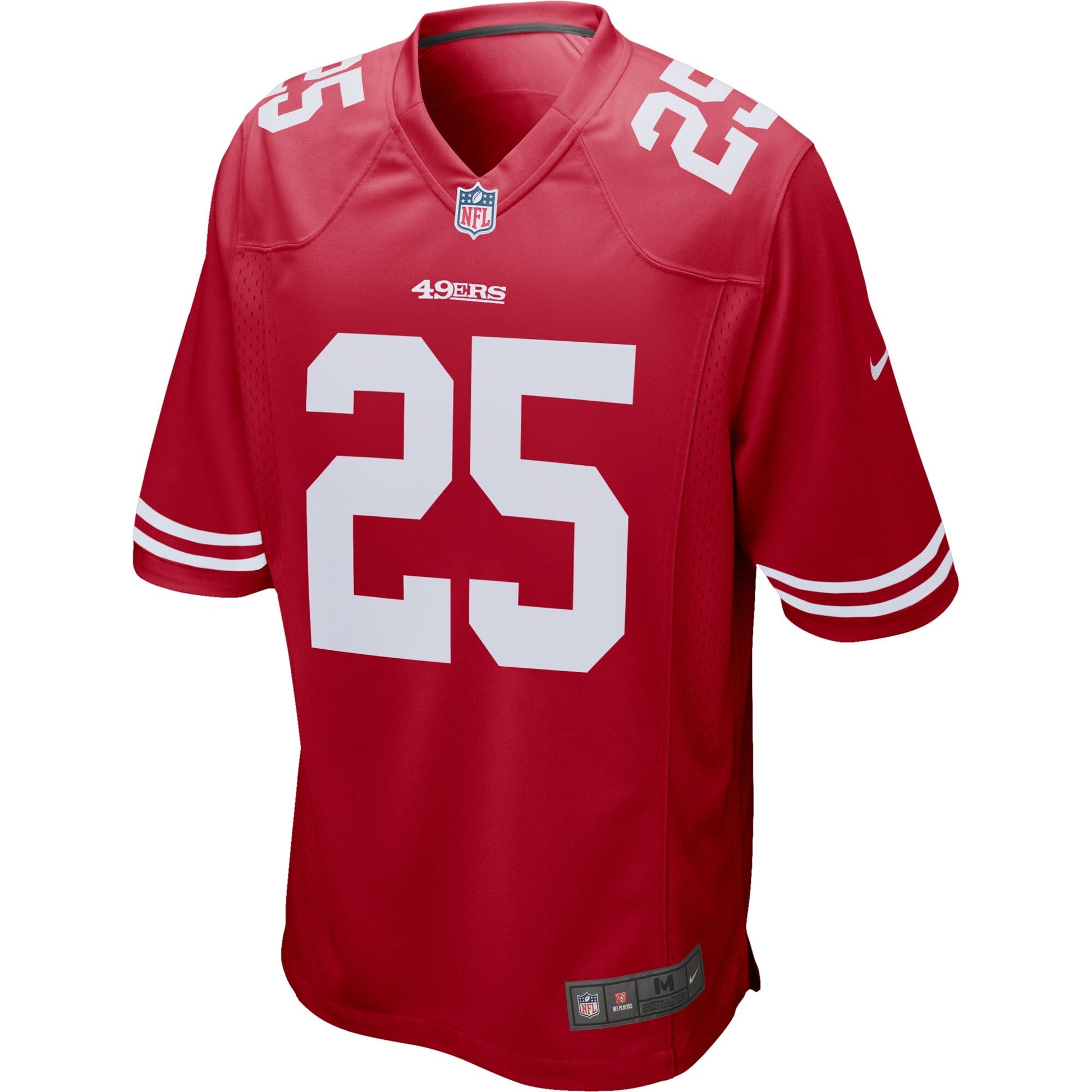San Francisco 49ers Richard Sherman Scarlet NFL jersey front view
