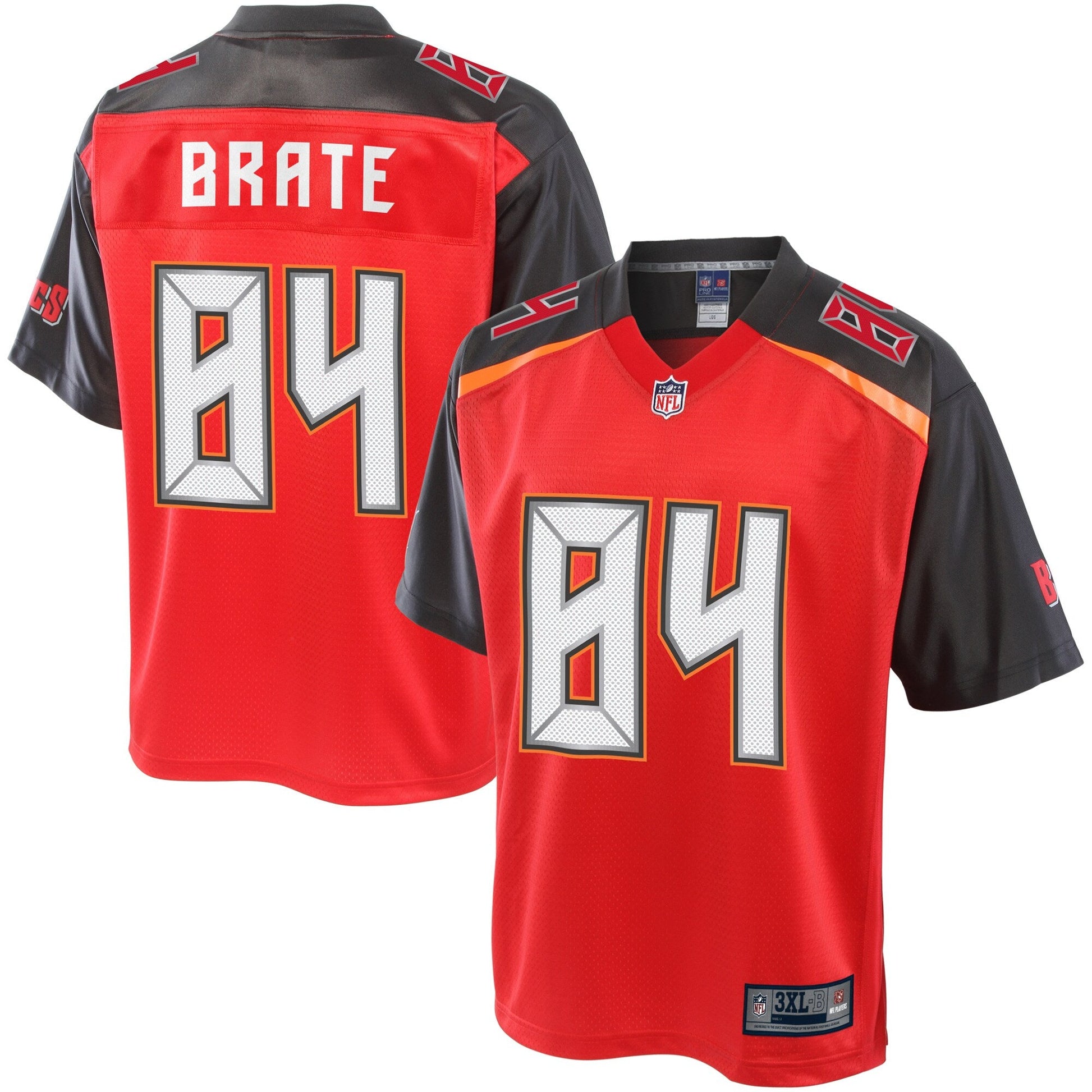 Tampa Bay Buccaneers Cameron Brate Big Tall NFL jersey front view