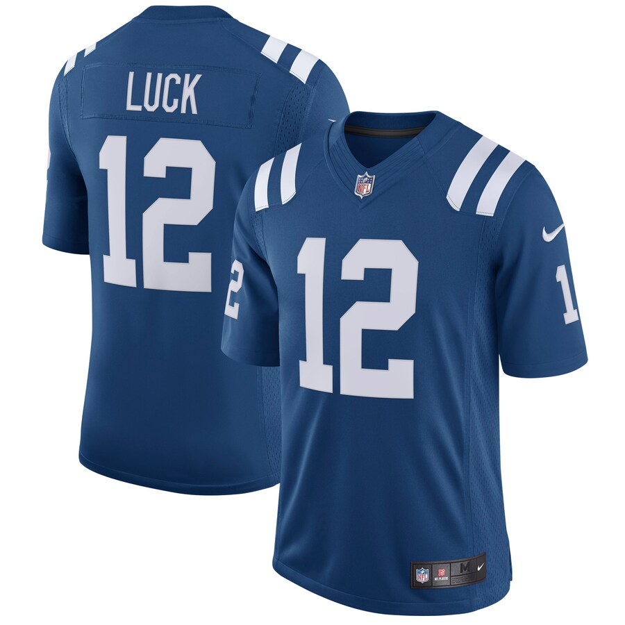 Indianapolis Colts Andrew Luck Speed Machine NFL jersey front view