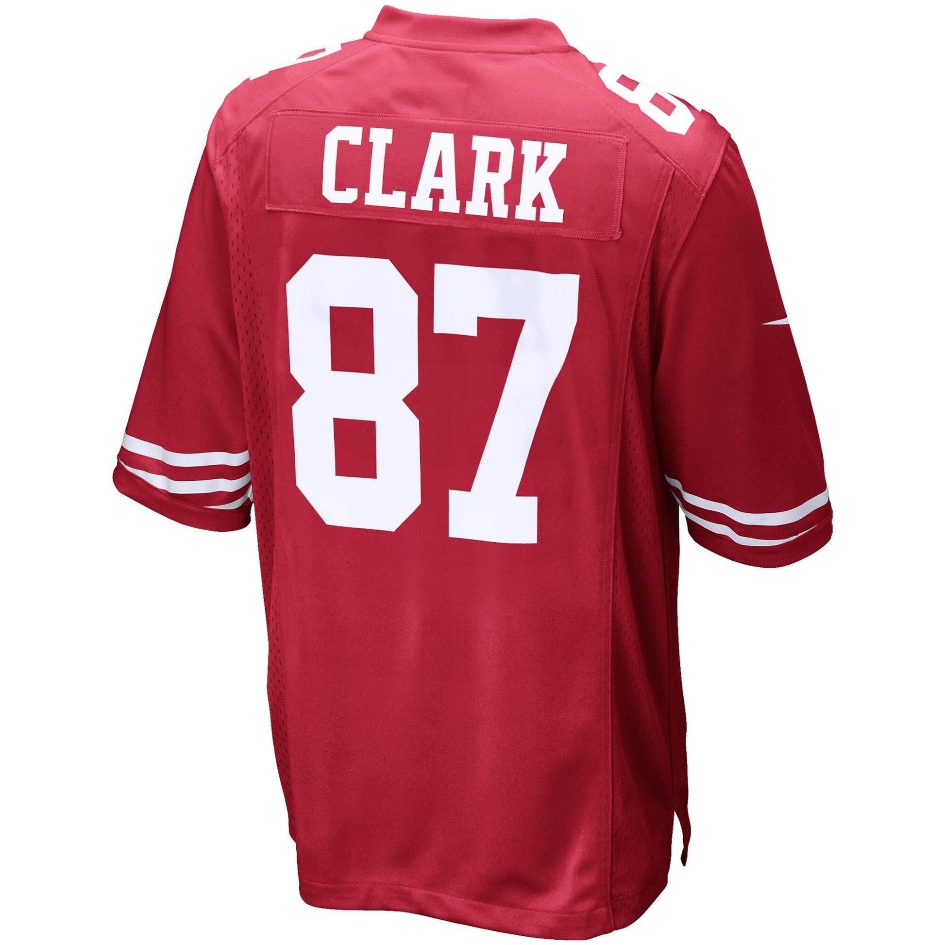 San Francisco 49ers S Dwight Clark Cardinal NFL jersey front view