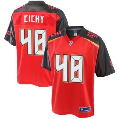 Tampa Bay Buccaneers Jack Cichy Big Tall NFL jersey front view