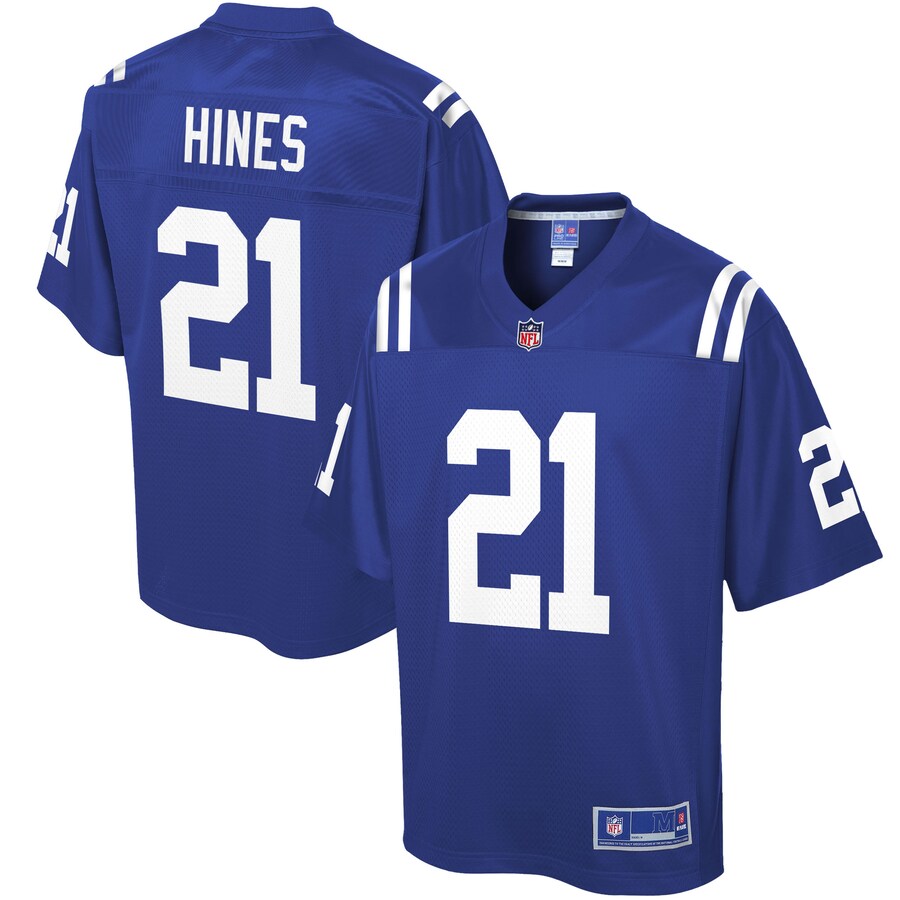 Indianapolis Colts Nyheim Hines NFL jersey front view