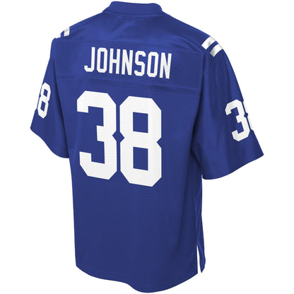 Indianapolis Colts Isaiah Johnson Big Tall NFL jersey front view