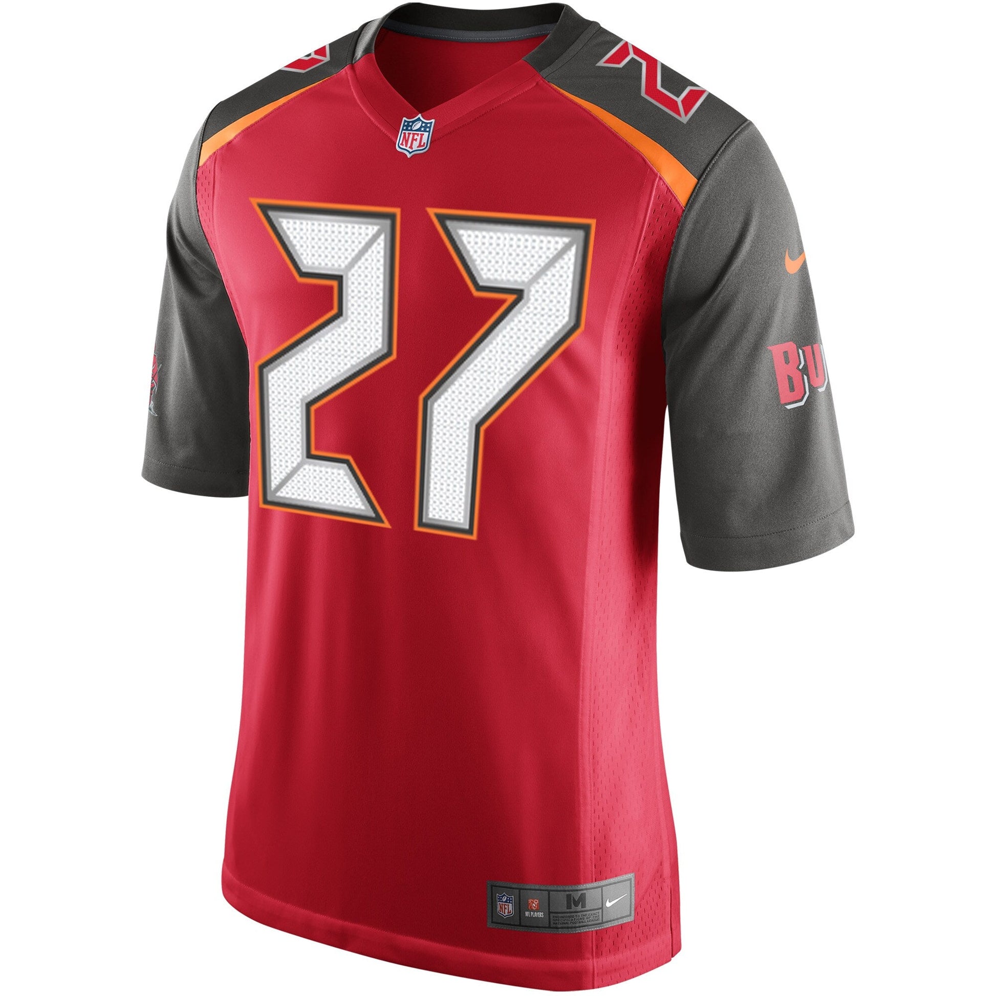 Tampa Bay Buccaneers Ronald Jones II NFL jersey front view