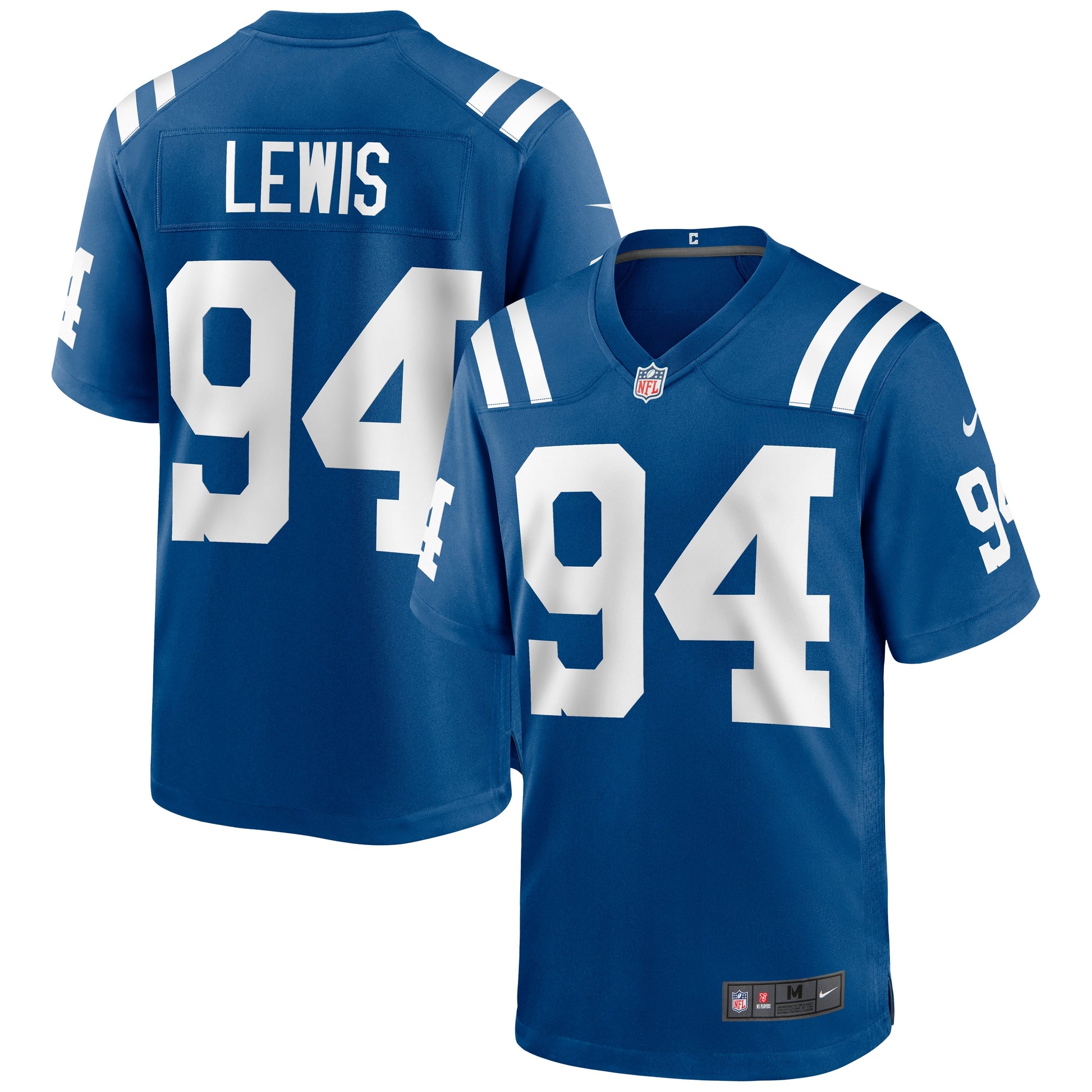 Indianapolis Colts Tyquan Lewis NFL jersey front view