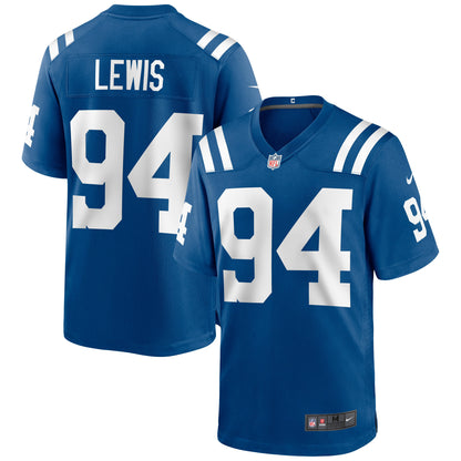 Indianapolis Colts Tyquan Lewis NFL jersey front view