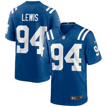 Indianapolis Colts Tyquan Lewis NFL jersey front view