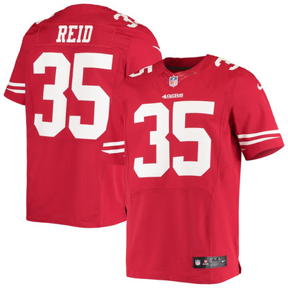 San Francisco 49ers Eric Reid Scarlet NFL jersey front view