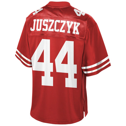 San Francisco 49ers Kyle Juszczyk Scarlet NFL jersey front view