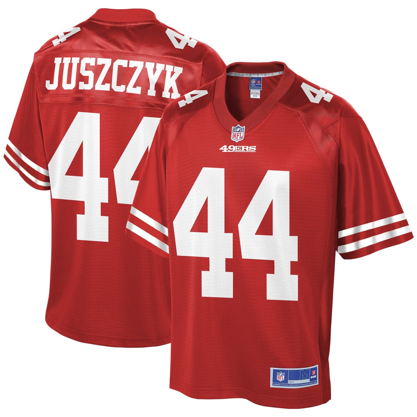 San Francisco 49ers Kyle Juszczyk Scarlet NFL jersey front view