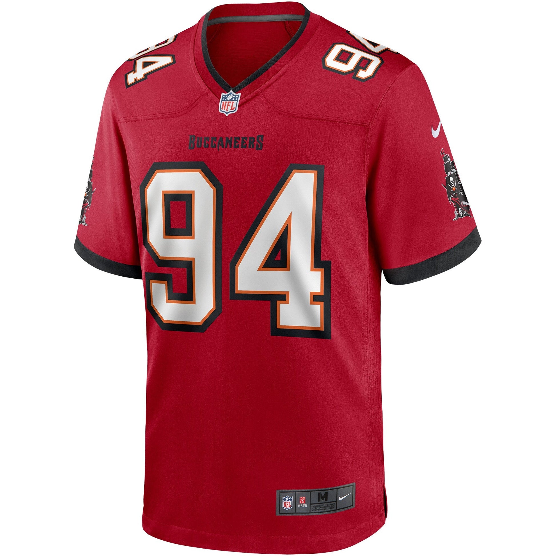 Tampa Bay Buccaneers Khalil Davis NFL jersey front view