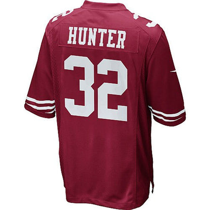 San Francisco 49ers S Kendall Hunter Scarlet NFL jersey front view