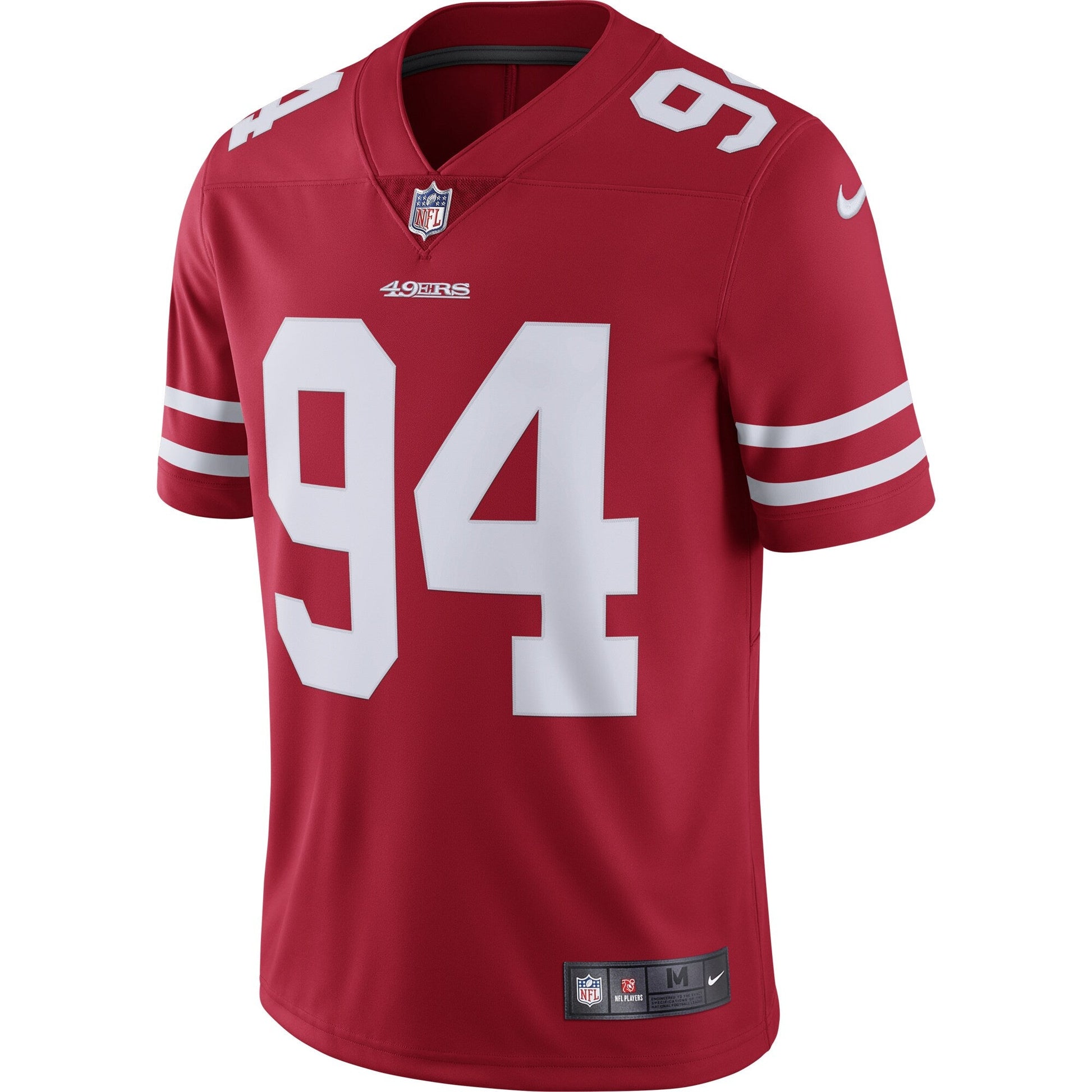 San Francisco 49ers Solomon Thomas Scarlet NFL jersey front view