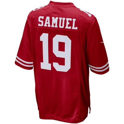 San Francisco 49ers Deebo Samuel Scarlet NFL jersey front view