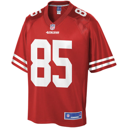 San Francisco 49ers George Kittle Scarlet NFL jersey front view