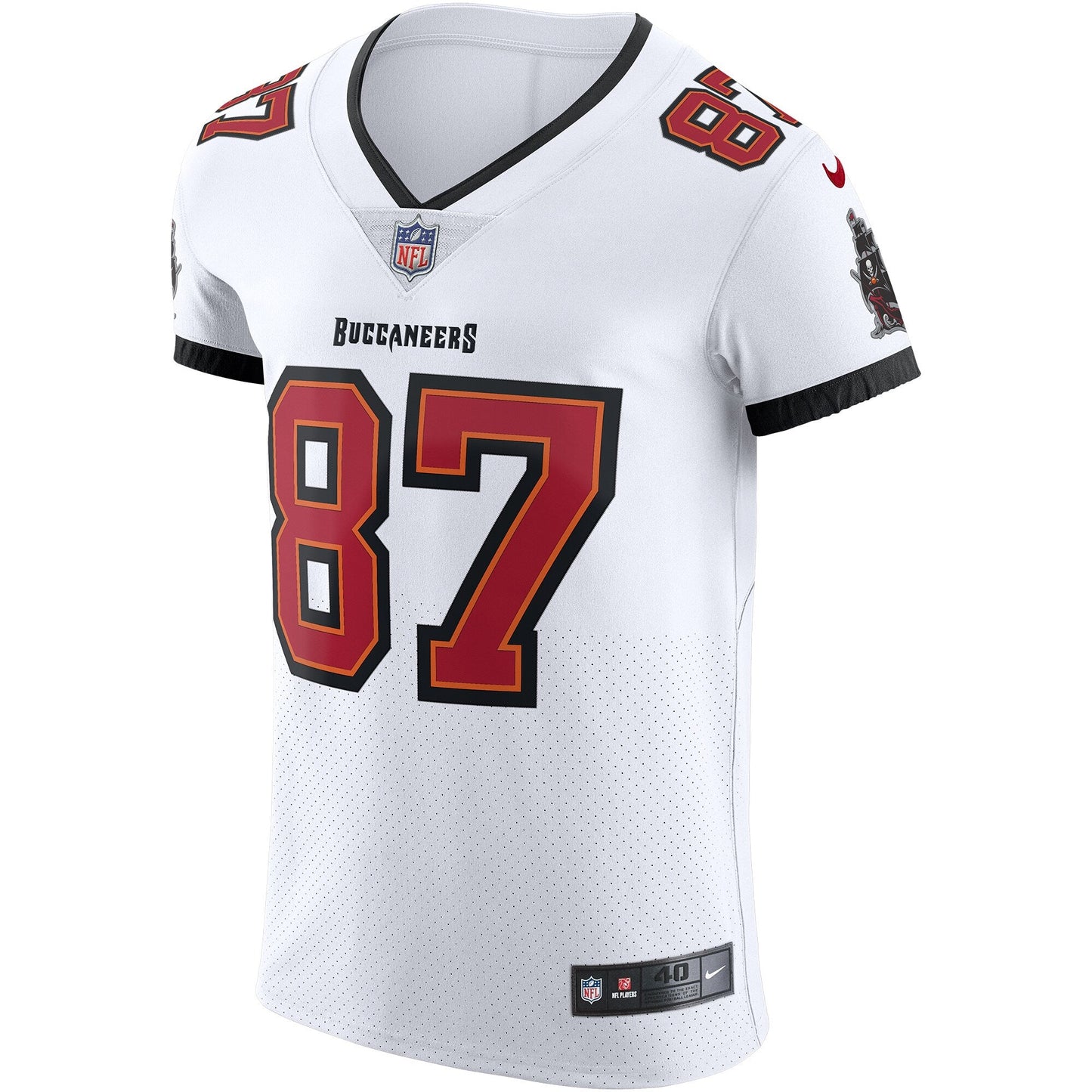 Tampa Bay Buccaneers Rob Gronkowski NFL jersey front view