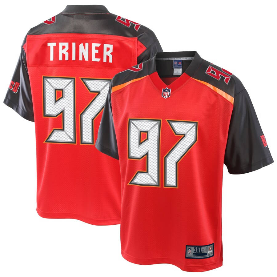 Tampa Bay Buccaneers Zach Triner Big Tall NFL jersey front view