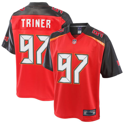 Tampa Bay Buccaneers Zach Triner Big Tall NFL jersey front view