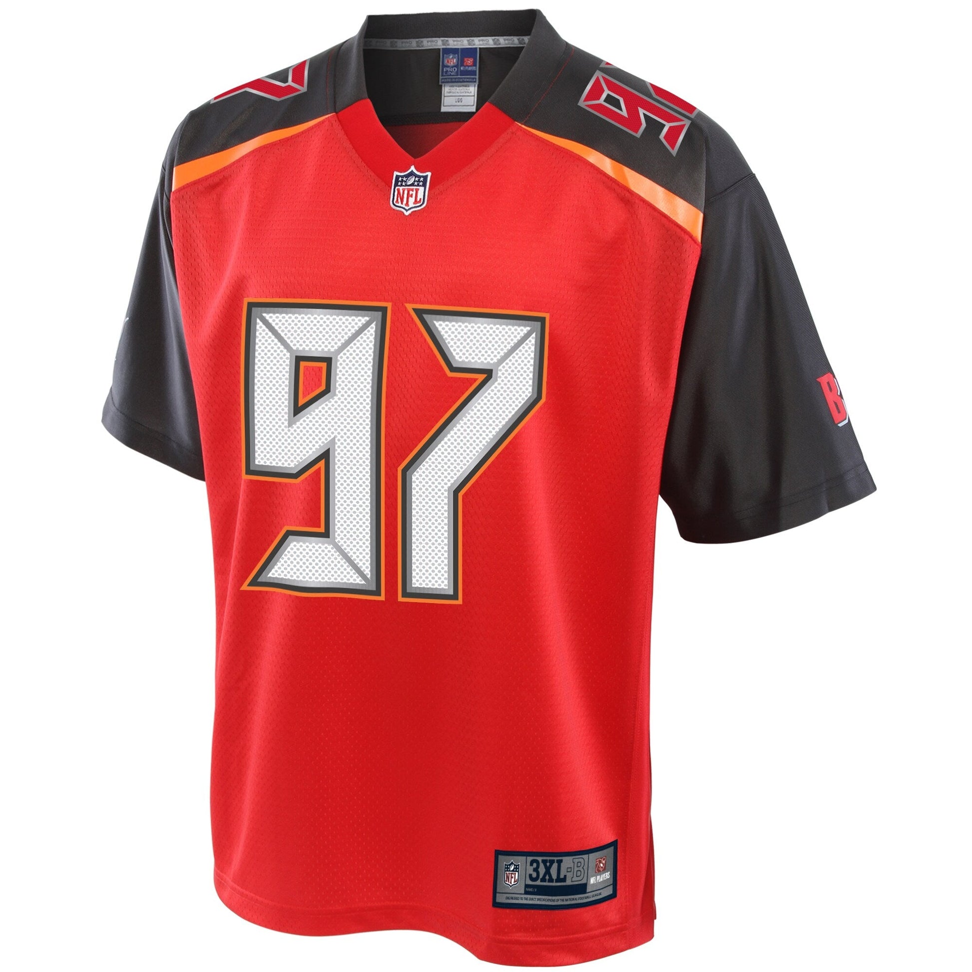 Tampa Bay Buccaneers Zach Triner Big Tall NFL jersey front view