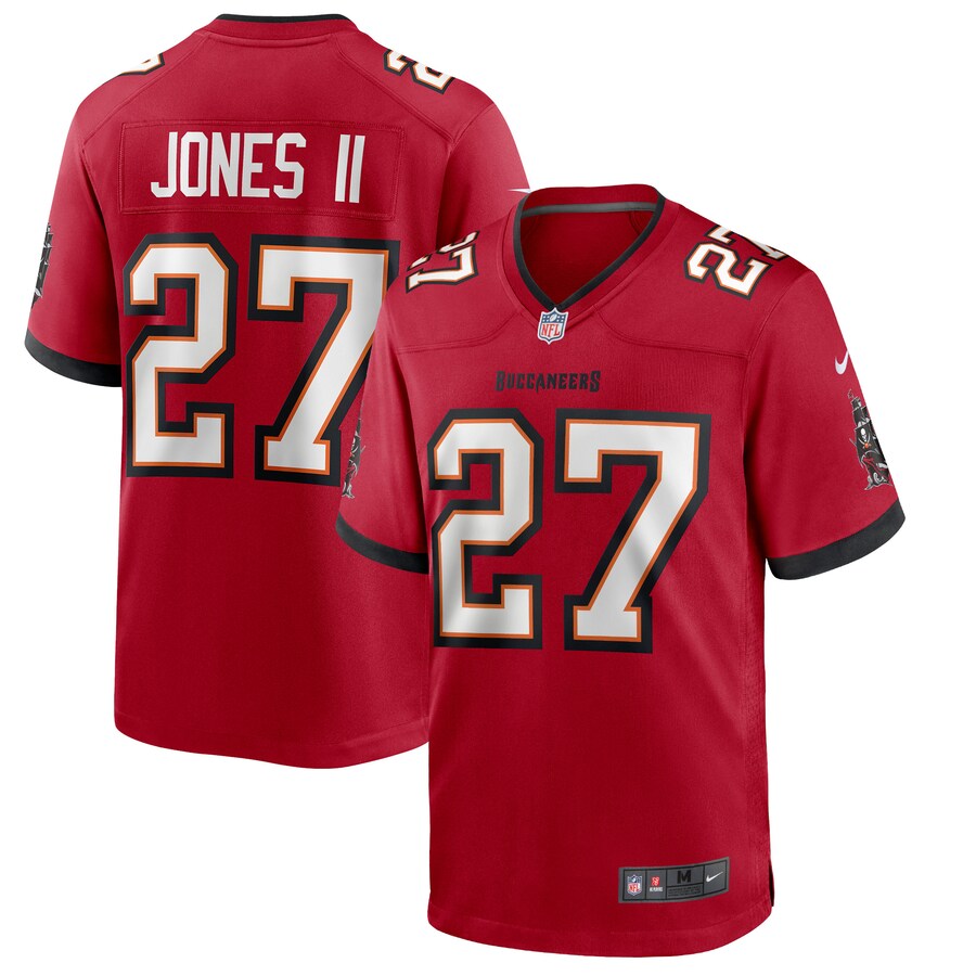 Tampa Bay Buccaneers Ronald Jones II NFL jersey front view