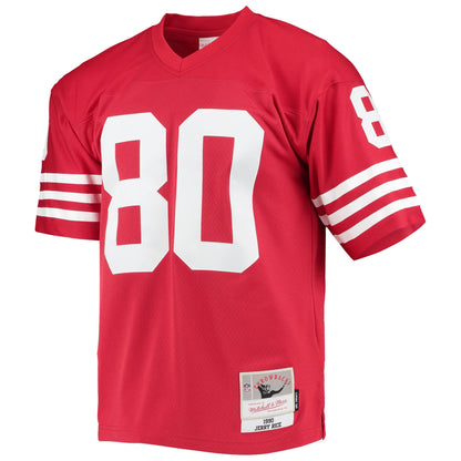 San Francisco 49ers Jerry Rice Scarlet Legacy NFL jersey front view