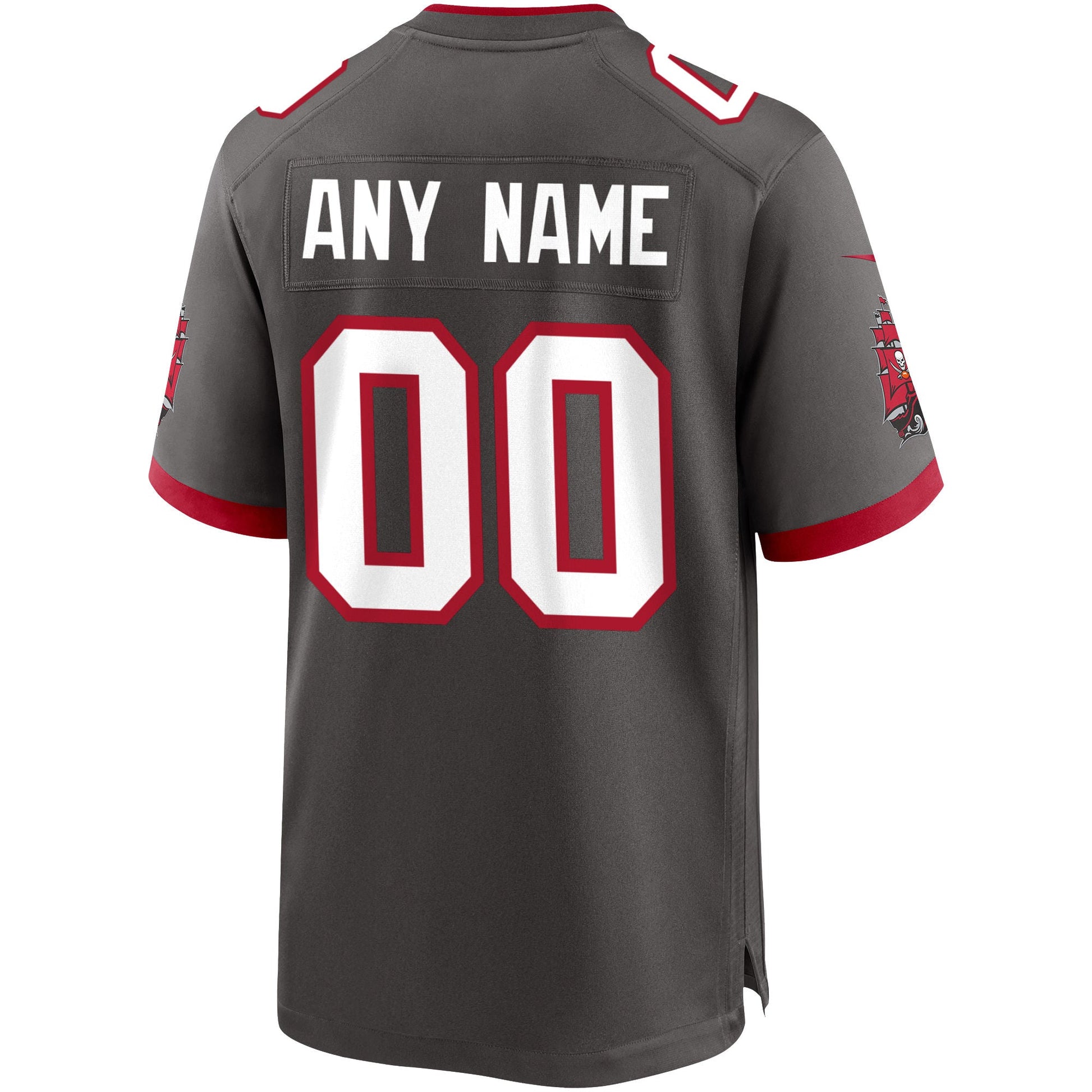 Tampa Bay Buccaneers Pewter NFL jersey front view