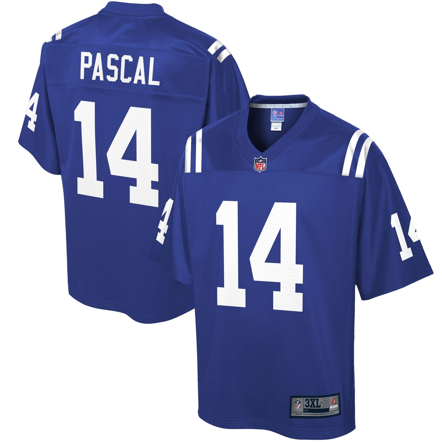 Indianapolis Colts Zach Pascal Big Tall NFL jersey front view