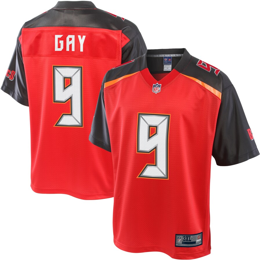 Tampa Bay Buccaneers Matt Gay Big Tall NFL jersey front view