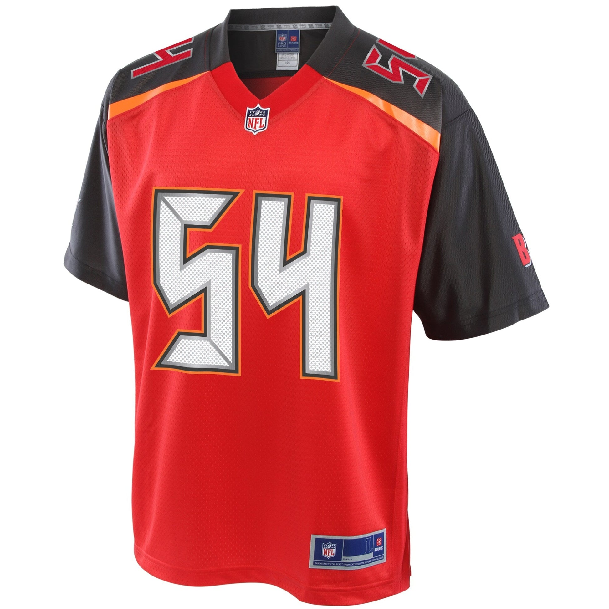 Tampa Bay Buccaneers Lavonte David Big Tall NFL jersey front view