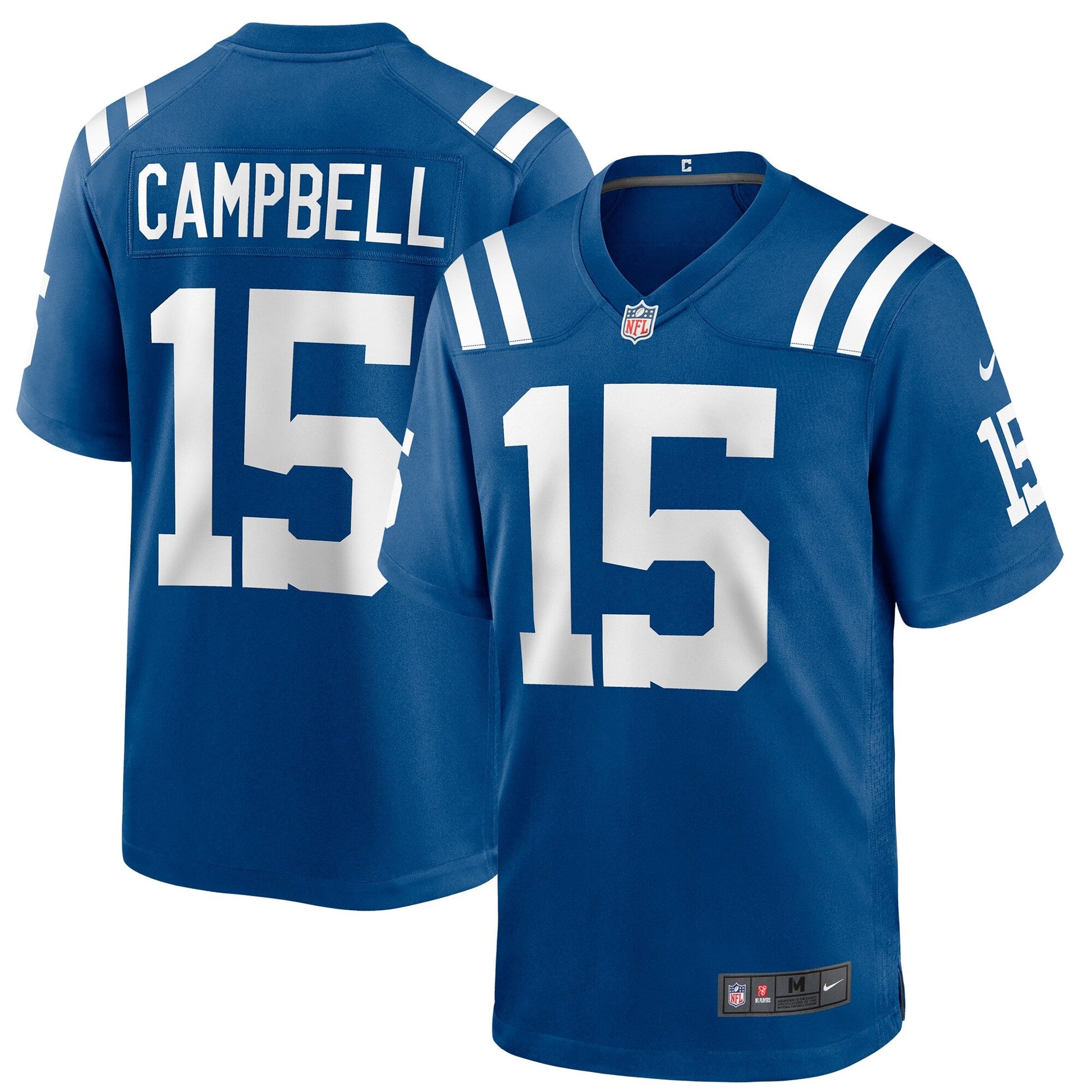 Indianapolis Colts Parris Campbell NFL jersey front view