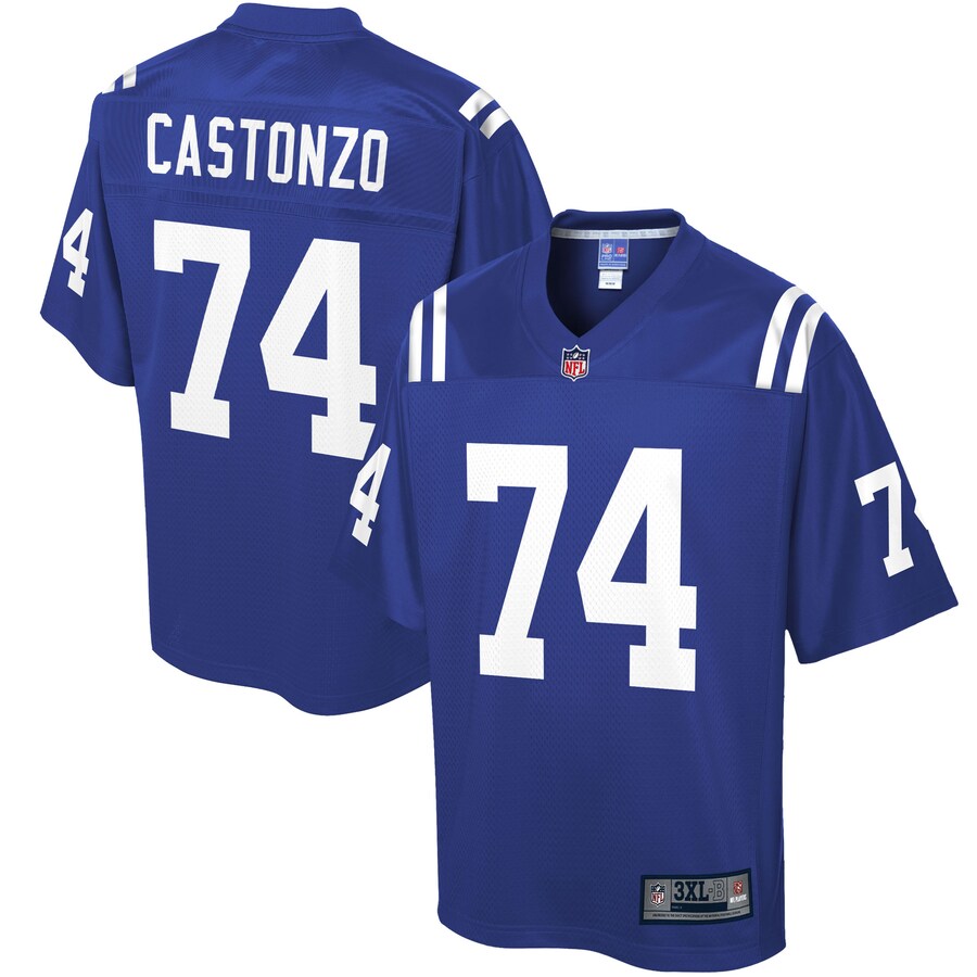 Indianapolis Colts Anthony Castonzo Big Tall NFL jersey front view