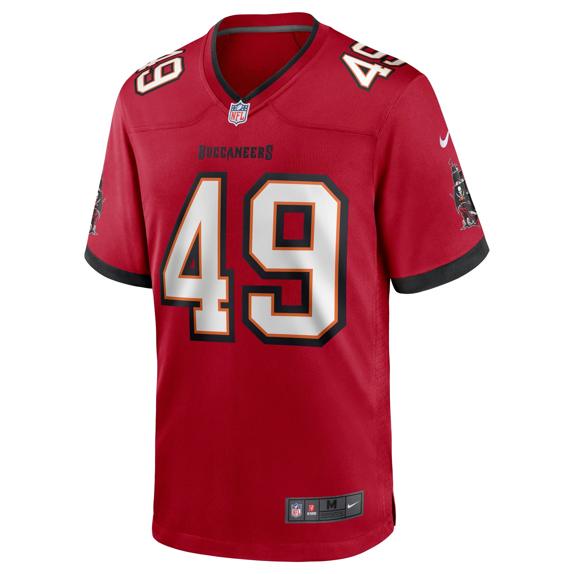 Tampa Bay Buccaneers Cam Gill NFL jersey front view